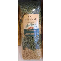 Bio Bunte Nudeln 400g grün