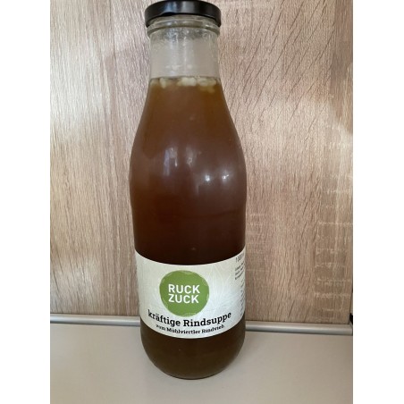 Kräftige Rindsuppe Ruck Zuck