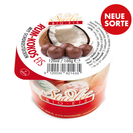Kuhmilcheis 500ml -Rum /Kokos