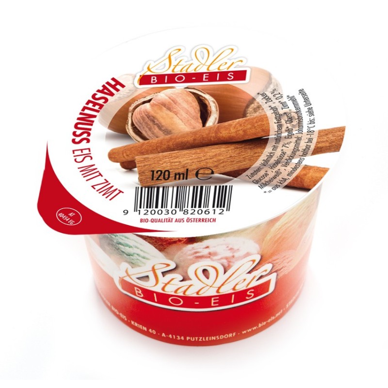 Kuhmilcheis 500ml - Haselnuss/Zimt