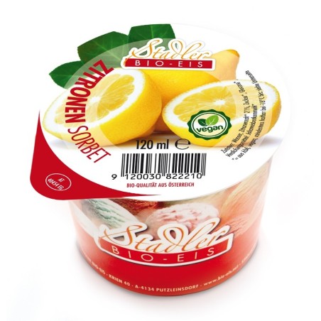 Sorbet Vegan 120ml - Zitrone