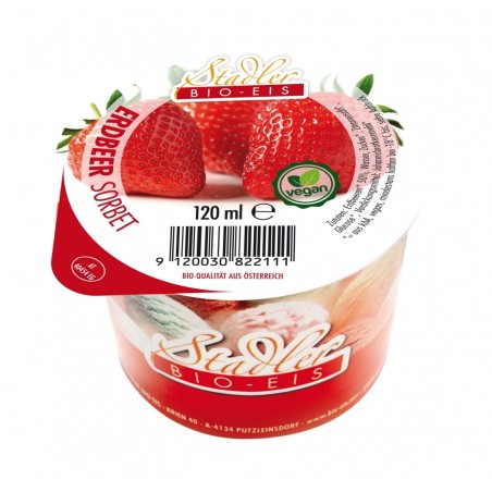 Sorbet Vegan 120ml - Erdbeere