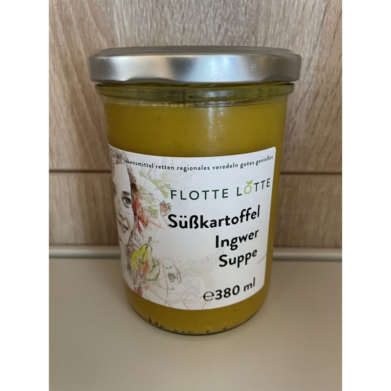 Süßkartoffel Ingwer Suppe FlotteLotte