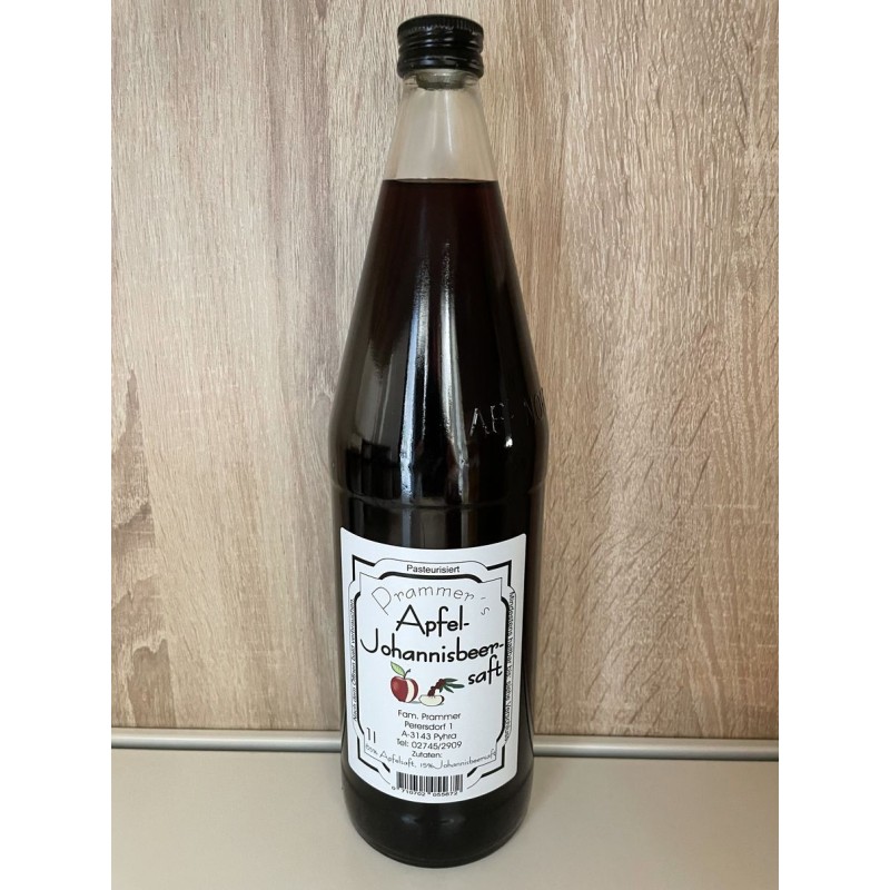 Apfel-Johanisbeersaft 1L