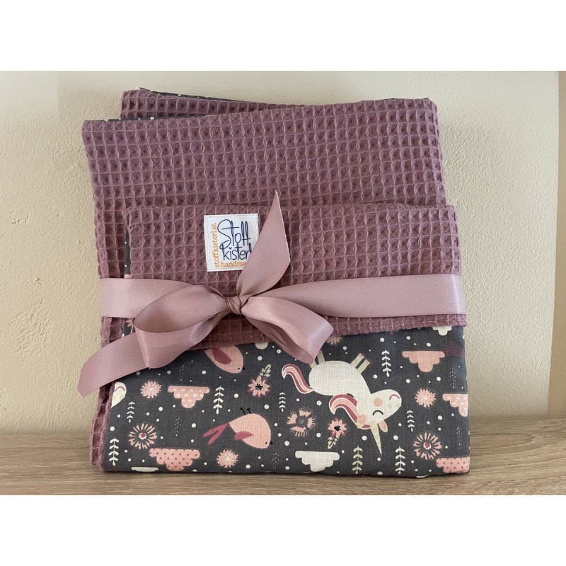 Kuscheldecken mit Waffelpique