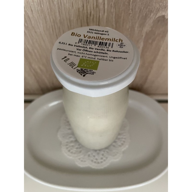 Bio Vanillemilch inkl. Pfand