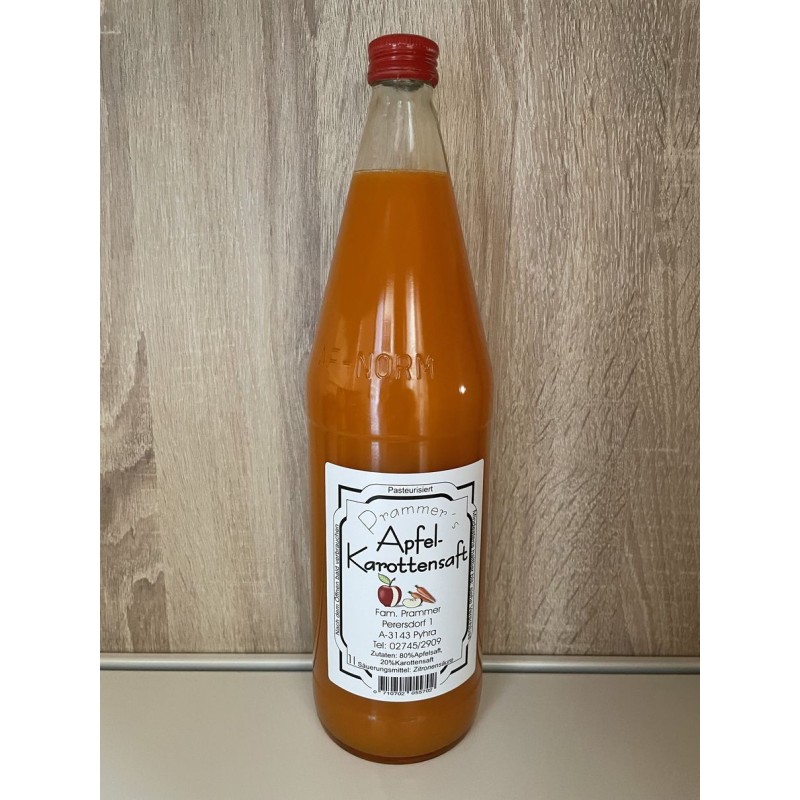 Apfel-Karottensaft 1L inkl. Pfand