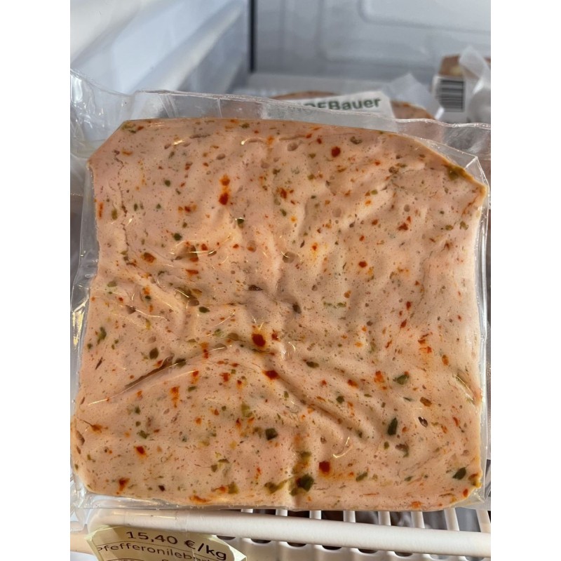 Pfefferonileberkäse