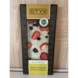 Weiße Schokolade mit Beeren Styx 100g