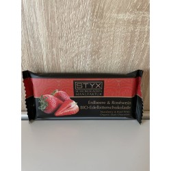 Bio-Edelbitterschokolade Erdbeer 70g