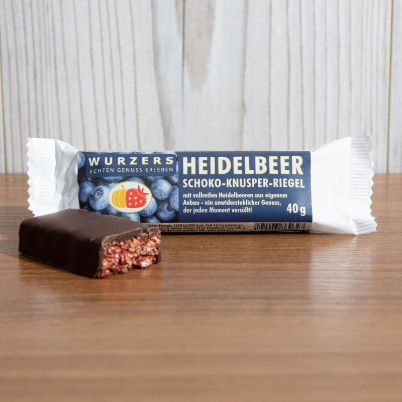 Heidelbeer Schokoriegel